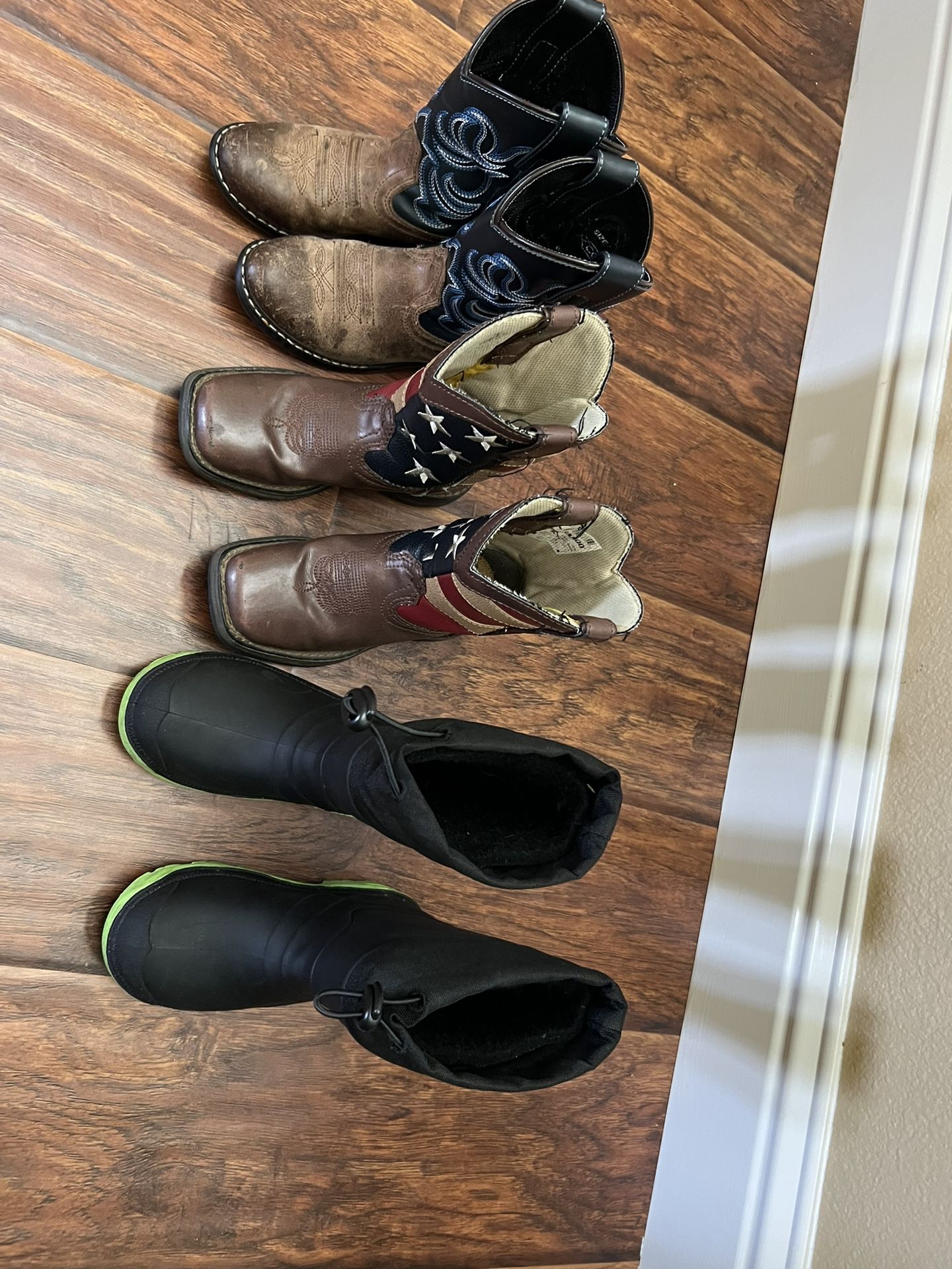 Little Boys Size 10 Boot Lot +