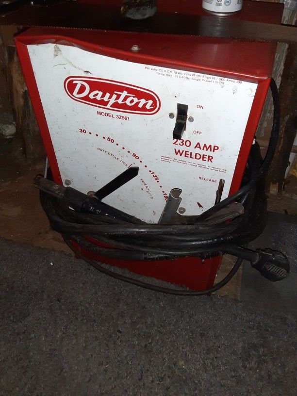 Dayton 230 Amp Welder.