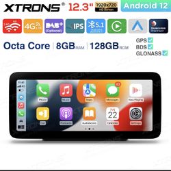 12.3" Touch Screen Android 12 Car Stereo for Mercedes Benz C GLC Class W205 X253