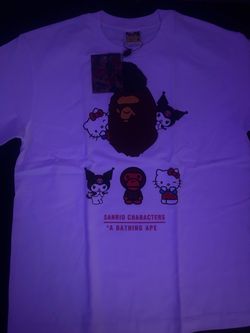 BAPE x Sanrio Characters White T-Shirt