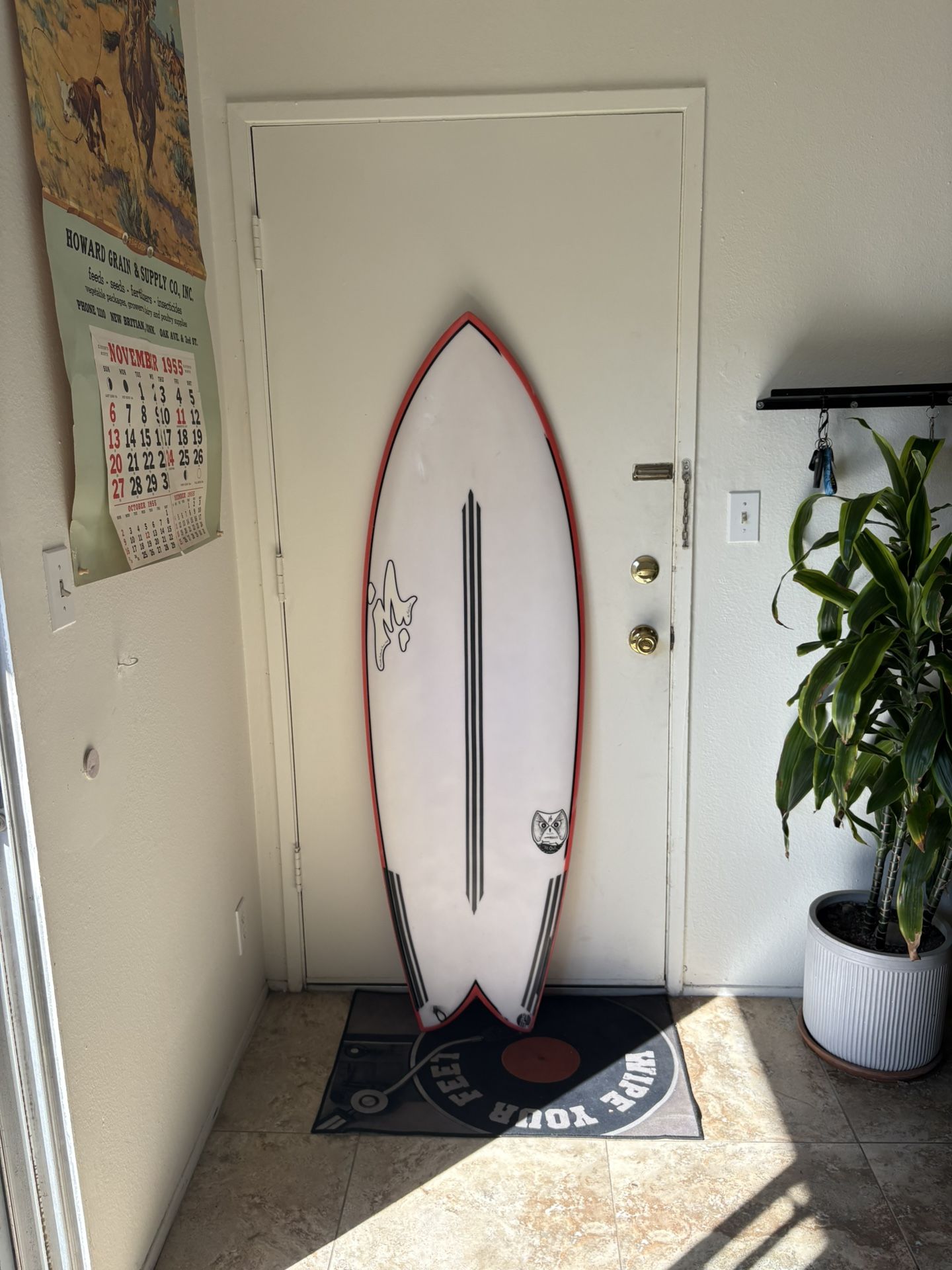 Marbella “Owl” Model Fish Surfboard