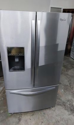 Whirlpool French Door Fridge with LED Lighting