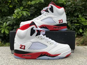 Air Jordan 5 Fire Red “Black Tongue”