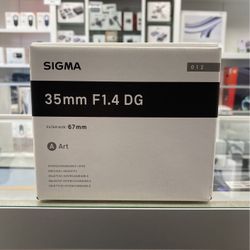 Sigma 35mm F1.4 DG Canon EF (Sigma Sale Ends 4/28)