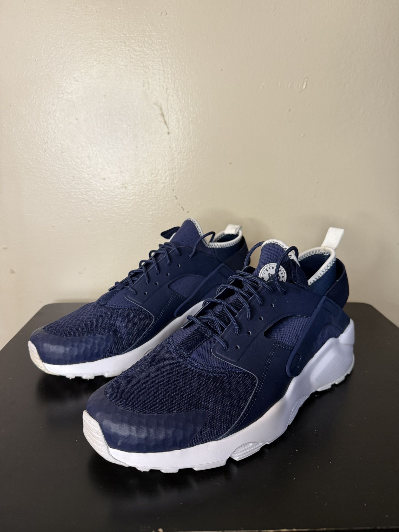 Men's Nike Navy Blue Huarache Size - Main Image