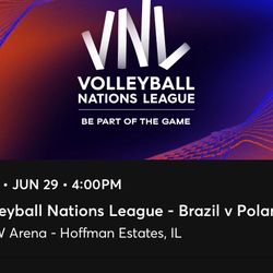 Volleyball Nations League 2 Tickets Poland Vs Brazil