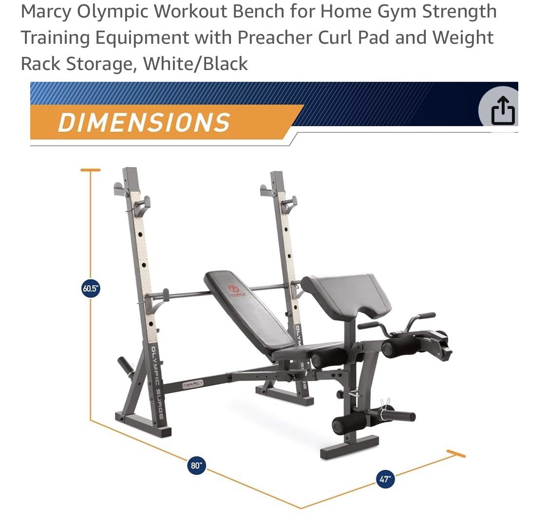 Marcy Olympic Workout Bench