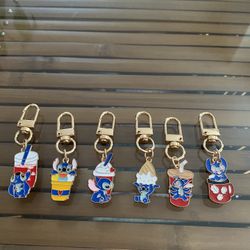 STITCH KEYCHAIN CHARMS