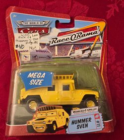 Disney Pixar Cars Hummer Sven #11 Mega Size