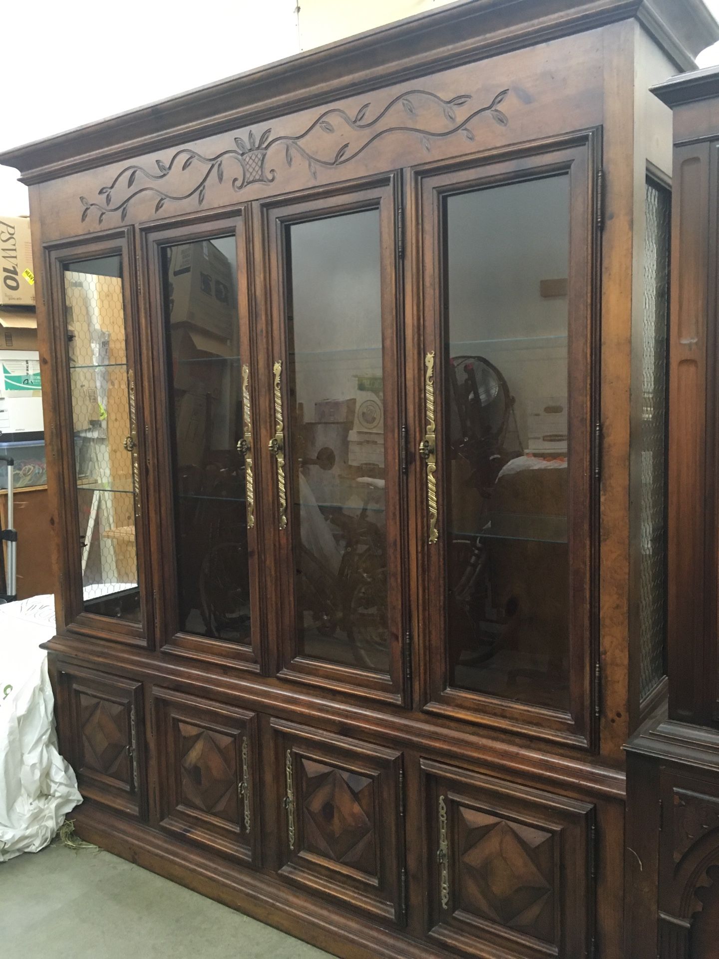 Antique china hutch