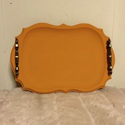 Repainted Vintage Wood Tray