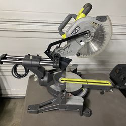 15 Amp 10 in. Corded Sliding Compound Miter Saw with LED Cutline Indicator