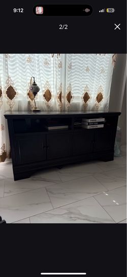Wood tv stand