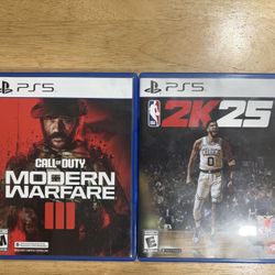 PS 5 Games : Call Of Duty Modern Warfare, NBA Y 2K25