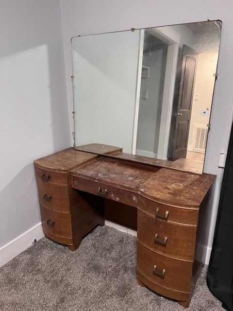 Heavy Solid Wood Vanity