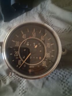 Volkswagen bug speedometer