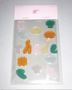 RHODE spot stickers, designed for decorating windows, mirrors, or cars rare NWT