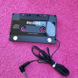 Philips Car Stereo Audio Cassette Adapter 3. 5mm - Black
