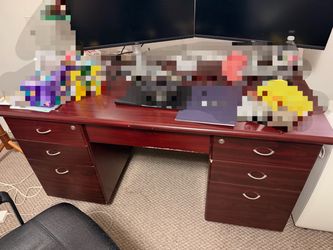 Sauder Heritage Hill Computer Desk, Classic Cherry finish