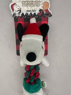 Peanuts Snoopy Christmas Plush Dog Toy