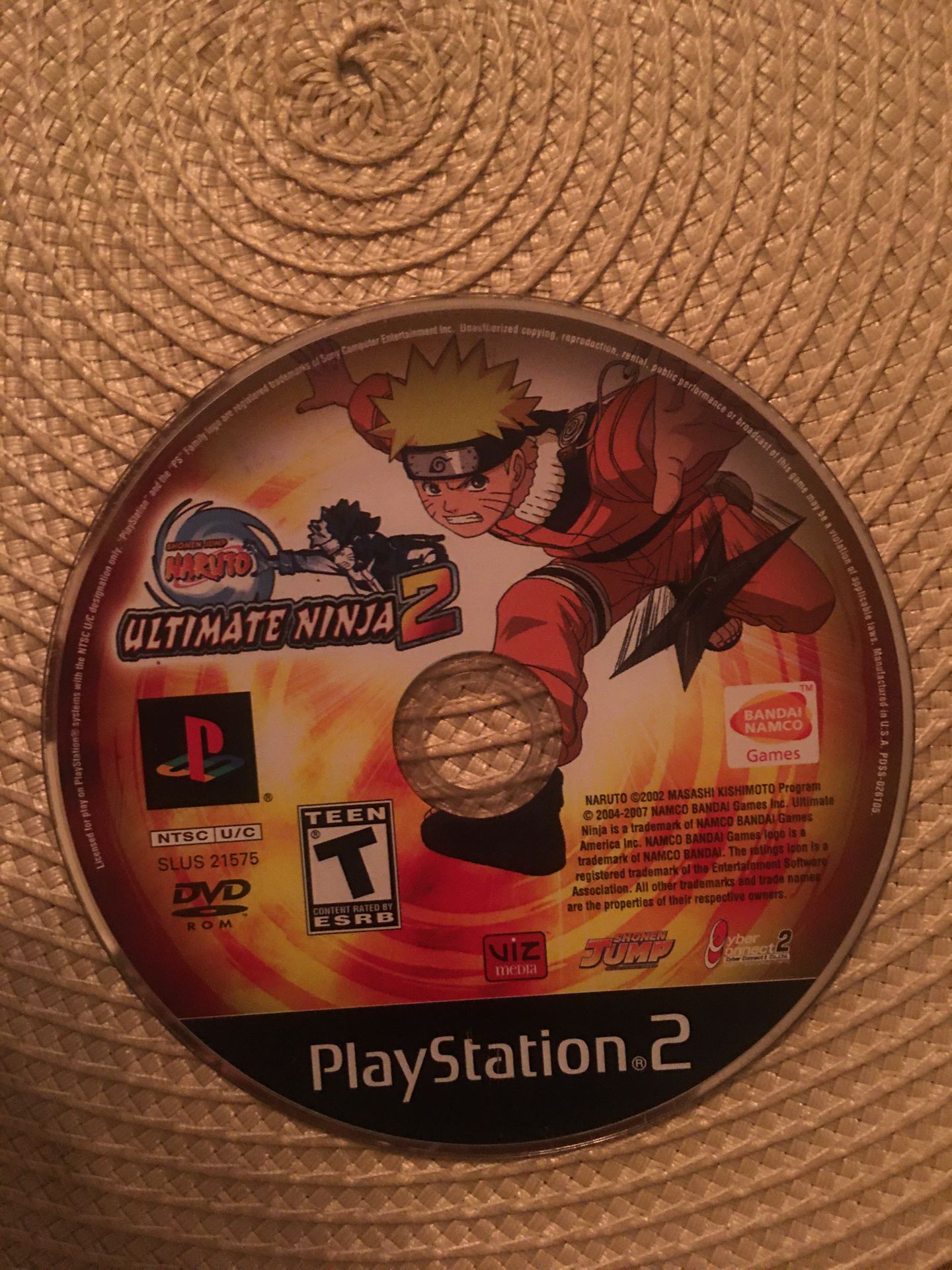 Sony PlayStation ps2 naruto ultimate ninja 2