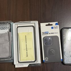 15 Pro Max Screen protector And Cases 