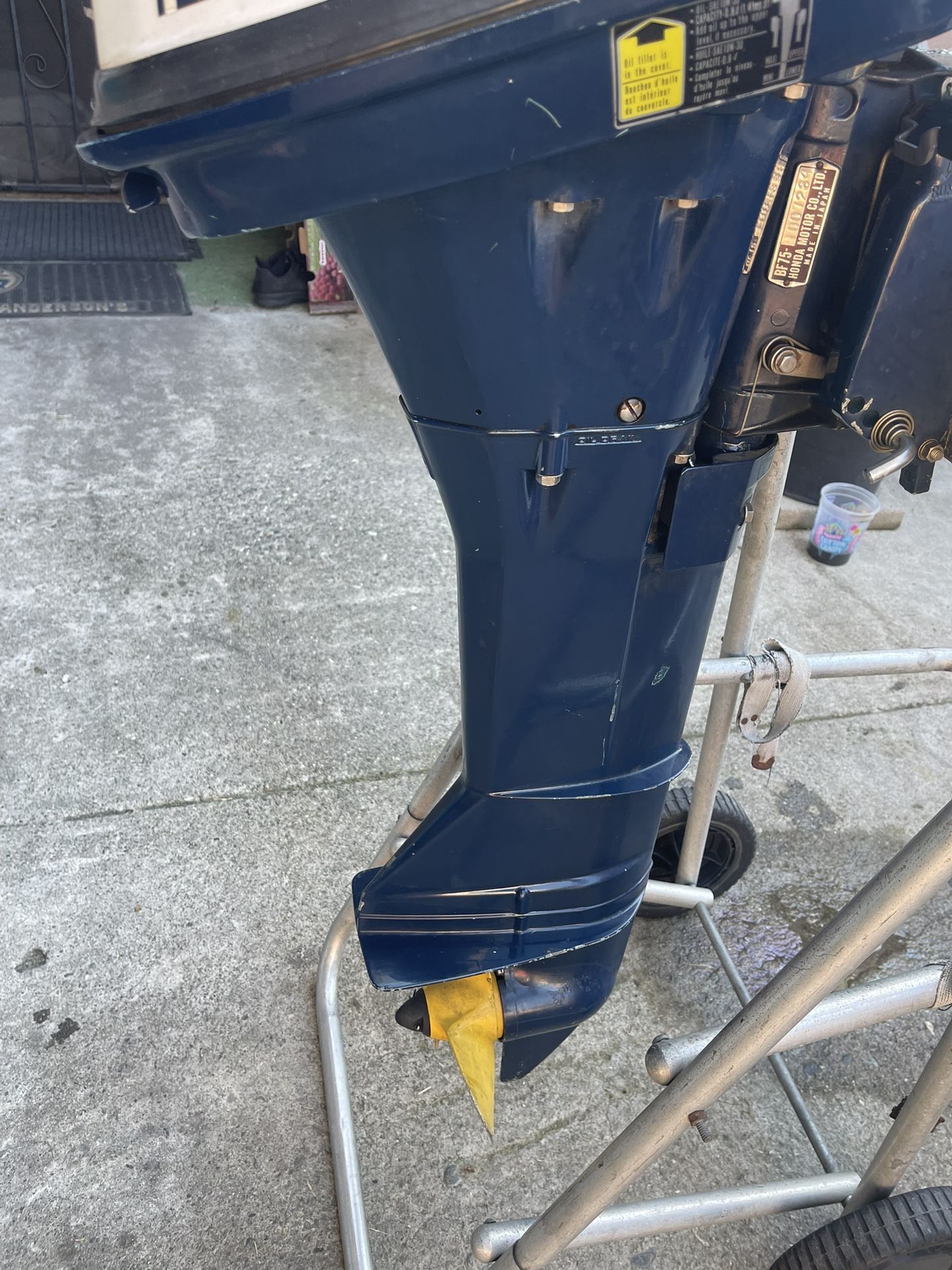 Honda Bf 75 Four Stroke Outboard. “7.5hp”