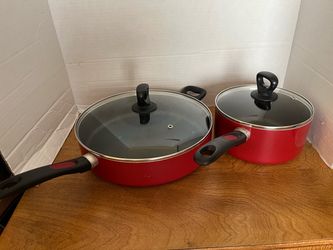 LIKE NEW Mirro 12" Jumbo Cooker Deep Saute Pan + 3 Qt Sauce Pan w/LIDS