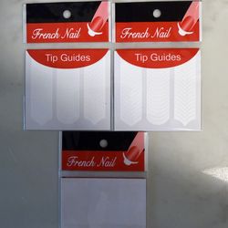 New sealed French Nail Tip Guides - set of 3