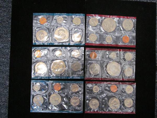 1977 to 1979 U.S. Mint Sets in OGP -- 36 TOTAL UNCIRCULATED COINS! 