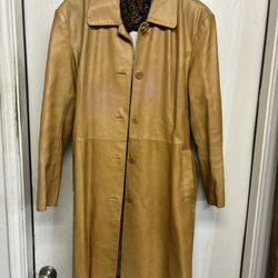 Rose Schott NYC Tan Leather Women’s Leather Jacket XL