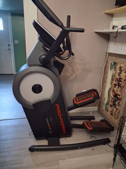 Like new pro form trainer it's touchscreen has wifi and Bluetooth has fan works great in great condition cash only