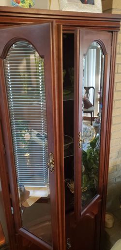 Lighted, Stylish, China Cabinet
