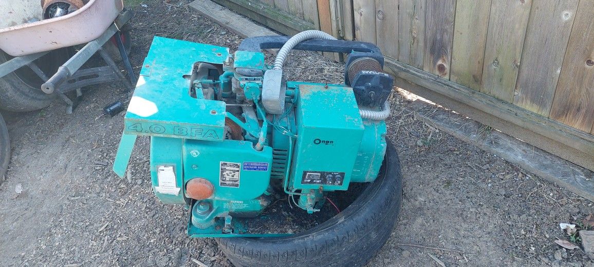 Onan Generator 4.0 kw model  BFA-1R 16004C