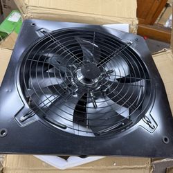 TOOL1SHOoo 12"/16" Exhaust Fan, Factory Home Kitchen Industrial Extraction Ventilation 