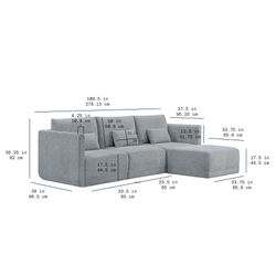 BRAND NEW GRAY COUCH 