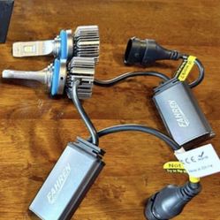 Car Led Headlights Kit Model H11 (Same As H8 H9 H11b H16)   $29 COMPLETE KIT  2 BULBS for: Headlights, Low beam, High beam, DRL or Foglights *Car Led