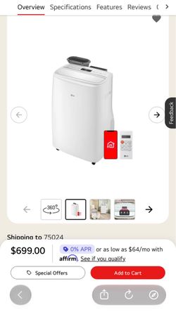 Portable AC 10000 BTU