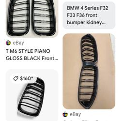Bmw Front Bumper Kidney New..only 1