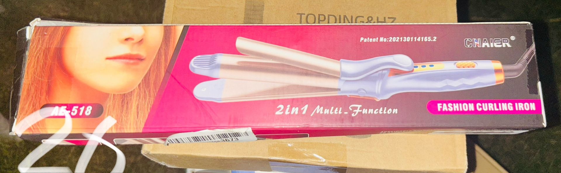 2 in 1 Hair Straightener/Curling Iron