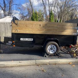 Bri Mar 10ft Dump trailer