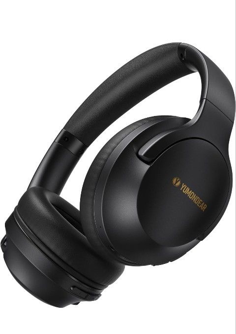 Over Ear Headphones Wireless 80H Playtime, Bluetooth Headphones Over Ear with 3 EQ Modes, Built-in ENC Mic, Deep Bass, HiFi Stereo Foldable 5.4 Blueto