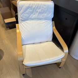 IKEA Armchair White Cushion