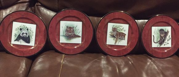 Lynn Chase Asian Views Salad Plates (Set of 4)