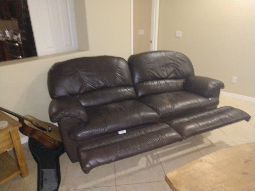 Lazyboy couch with recliners
