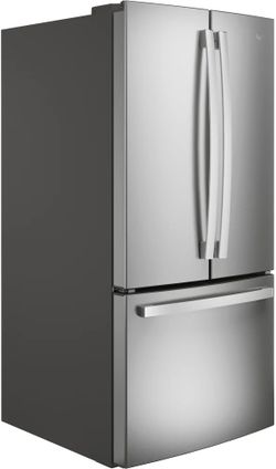 GE ENERGY STAR 24.7 Cu. Ft. French-Door Refrigerator   GNE25JYKFS
