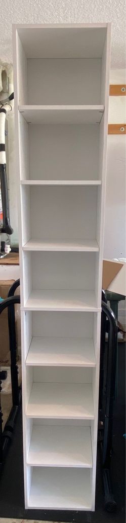 Tall Narrow Bookshelf/ Shelves