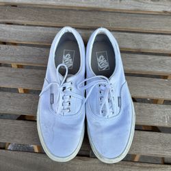 White Vans Low Top 8.5 M