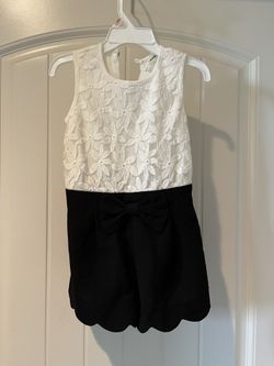 Black & White Romper 3t