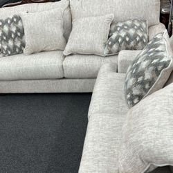 Stunning Stylish Couch And Loveseat! 